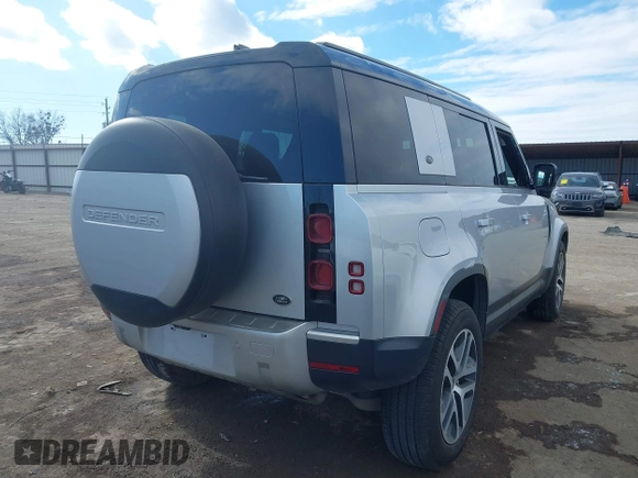 2020 Land Rover Defender HSE с VIN SALE9EEU9L2007602, выставлен на аукционе IAAI как лот 41391808 с пробегом 64 167 миль миль и . История ставок и продаж доступна на DreamBid. Изображение 4.