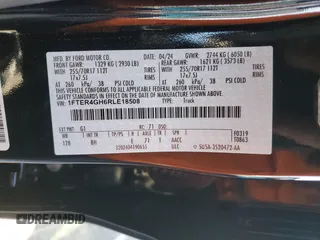 2024 Ford Ranger XLT with VIN 1FTER4GH6RLE18508, listed as a Copart auction lot 46178955 with 3,901 mi miles and Salvage Title. Bid and sale history available at DreamBid. Image 12.