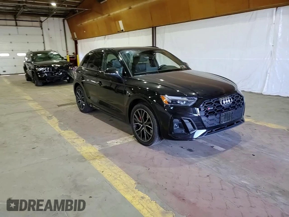 2021 Audi SQ5 Premium Plus with VIN WA1B4AFY2M2006256, listed as a Copart auction lot 70408134 with 34,866 mi miles and Salvage Title. Bid and sale history available at DreamBid. Image 14.