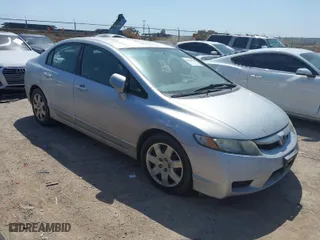 2009 Honda Civic Sdn LX with VIN 2HGFA16599H518263, listed as a IAAI auction lot 42006093 with 368,179 mi miles. Bid and sale history available at carsss.com. Image 1.