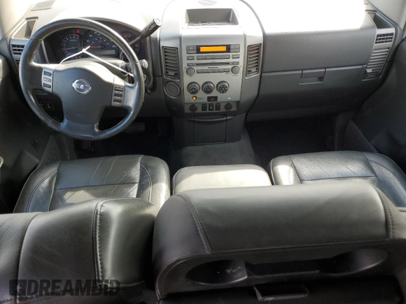 2005 Nissan Titan SE with VIN 1N6AA07A55N503384, listed as a Copart auction lot 51295665 with 92,942 mi miles and Salvage Title. Bid and sale history available at DreamBid. Image 8.