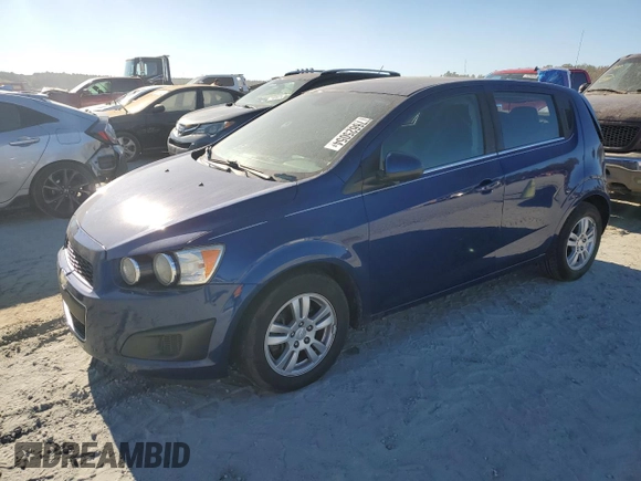 2013 Chevrolet Sonic LT with VIN 1G1JC6SB2D4246567, listed as a Copart auction lot 76625054 with 98,698 mi miles and Salvage Title. Bid and sale history available at carsss.com. Image 1.