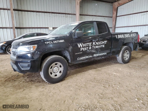 2020 Chevrolet Colorado 2WD Work Truck with VIN 1GCHSBEAXL1194058, listed as a Copart auction lot 51733134 with 99,566 mi miles and Salvage Title. Bid and sale history available at carsss.com. Image 1.
