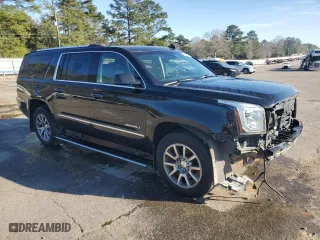 2020 GMC Yukon XL Denali with VIN 1GKS2HKJ9LR190876, listed as a Copart auction lot 46588685 with 157,882 mi miles and Salvage Title. Bid and sale history available at carsss.com. Image 4.