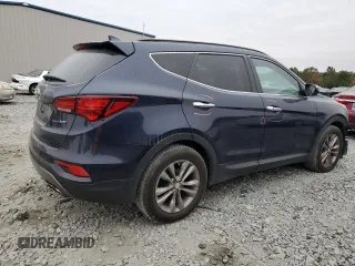 2017 Hyundai Santa Fe Sport 2.0T with VIN 5XYZU3LA4HG380905, listed as a Copart auction lot 78674694 with 93,434 mi miles and Salvage Title. Bid and sale history available at carsss.com. Image 3.