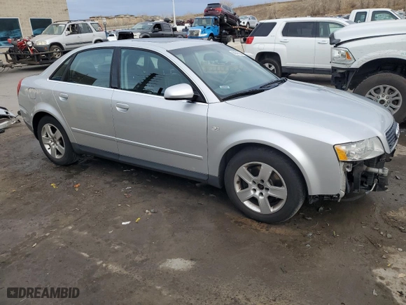 2002 Audi A4 3.0L with VIN WAULT68E72A183852, listed as a Copart auction lot 86543184 with 121,507 mi miles and Salvage Title. Bid and sale history available at carsss.com. Image 4.