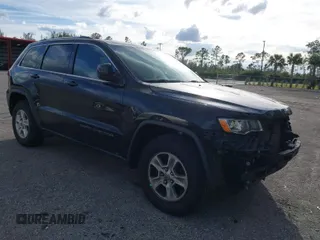 2017 Jeep Grand Cherokee Laredo with VIN 1C4RJEAG5HC663930, listed as a IAAI auction lot 41684918 with 91,063 mi miles. Bid and sale history available at carsss.com. Image 1.