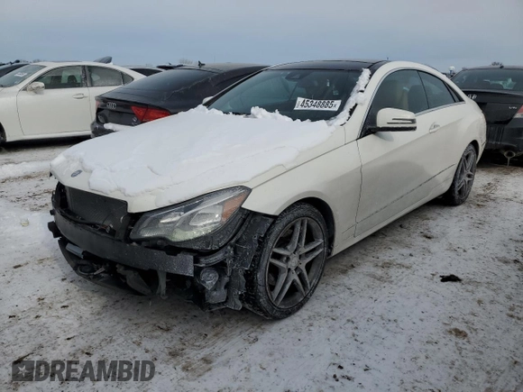 2015 Mercedes-Benz E 400 with VIN WDDKJ6HB7FF305277, listed as a Copart auction lot 45348885 with 135,896 mi miles and Salvage title. Bid and sale history available at DreamBid. Image 1.