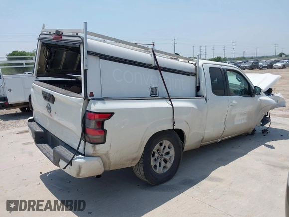2024 Nissan Frontier S with VIN 1N6ED1CL0RN623511, listed as a IAAI auction lot 42276972 with 24,425 mi miles and . Bid and sale history available at DreamBid. Image 4.