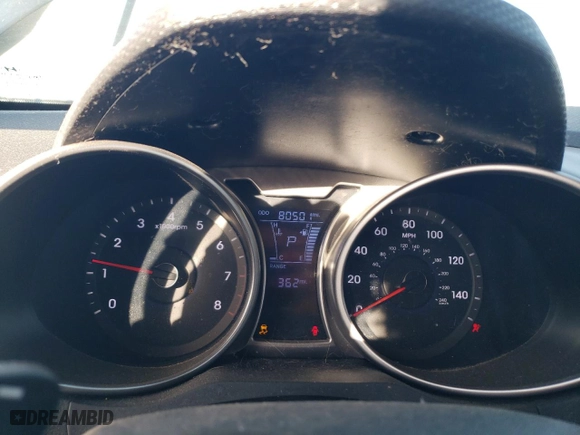 2014 Hyundai Veloster with VIN KMHTC6AD7EU191601, listed as a Copart auction lot 44791295 with 80,501 mi miles and Salvage Title. Bid and sale history available at carsss.com. Image 9.