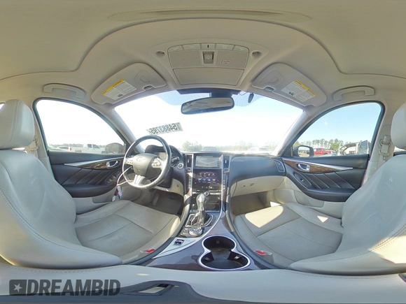 2014 Infiniti Q50 z VIN JN1BV7AR5EM704360, wystawiony jako Copart lot #54883795 z przebiegiem 156 301 mil mil oraz Szkoda całkowita • Salvage title. Historia ofert i sprzedaży dostępna na DreamBid. Obrazek 14.