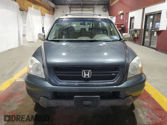 2005 Honda Pilot EX-L z VIN 5FNYF18685B063243, wystawiony jako Copart lot #52329165 z przebiegiem 200 020 mil mil oraz Czysty tytuł • Clean title. Historia ofert i sprzedaży dostępna na DreamBid. Obrazek 5.
