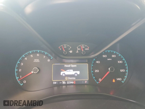 2020 GMC Canyon 4WD Denali with VIN 1GTG6EEN0L1240761, listed as a Copart auction lot 42572775 with 22,346 mi miles and Salvage Title. Bid and sale history available at carsss.com. Image 9.