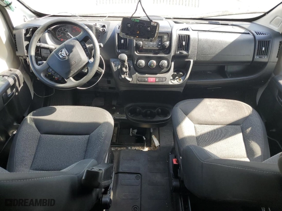 2019 Ram ProMaster Cargo Van with VIN 3C6TRVBG3KE529003, listed as a Copart auction lot 75574054 with 204,641 mi miles and Salvage Title. Bid and sale history available at carsss.com. Image 8.