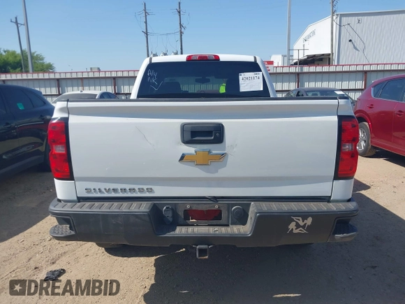 2017 Chevrolet Silverado 1500 Work Truck with VIN 1GCVKNEC4HZ391306, listed as a IAAI auction lot 42021174 with 105,252 mi miles. Bid and sale history available at carsss.com. Image 15.
