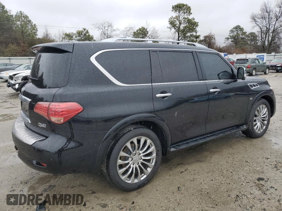 2016 Infiniti QX80 Limited with VIN JN8AZ2NE6G9122432, listed as a Copart auction lot 44016725 with 138,446 mi miles and Salvage title. Bid and sale history available at DreamBid. Image 3.