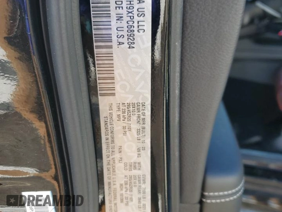 2023 Dodge Durango SRT Hellcat Premium with VIN 1C4SDJH9XPC689284, listed as a Copart auction lot 46410605 with 14,253 mi miles and Salvage Title. Bid and sale history available at DreamBid. Image 13.