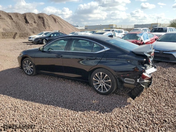 2020 Lexus ES with VIN 58ADZ1B19LU062582, listed as a Copart auction lot 88974385 with 61,840 mi miles and Salvage Title. Bid and sale history available at carsss.com. Image 2.