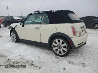 2008 MINI Convertible S with VIN WMWRH33588TU80448, listed as a Copart auction lot 87855235 with Not provided miles and Salvage title. Bid and sale history available at DreamBid. Image 2.