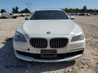 2015 BMW 7 Series 740Li with VIN WBAYE4C50FD947508, listed as a Copart auction lot 60527553 with 98,288 mi miles. Bid and sale history available at carsss.com. Image 5.