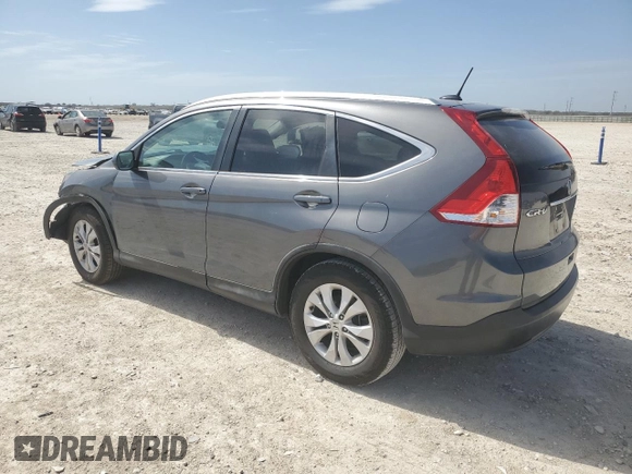 2014 Honda CR-V EX-L with VIN 2HKRM3H70EH529523, listed as a Copart auction lot 48224755 with 142,583 mi miles and Salvage Title. Bid and sale history available at carsss.com. Image 2.