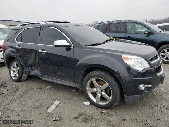 2012 Chevrolet Equinox LTZ with VIN 2GNFLFE59C6322468, listed as a Copart auction lot 44570595 with 201,399 mi miles and Salvage Title. Bid and sale history available at carsss.com. Image 4.