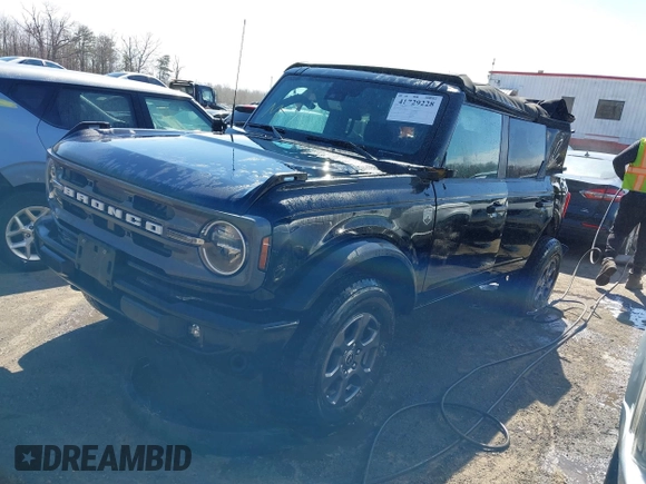 2024 Ford Bronco Big Bend with VIN 1FMDE7BH6RLA36930, listed as a IAAI auction lot 41729228 with 18,452 mi miles and . Bid and sale history available at DreamBid. Image 2.