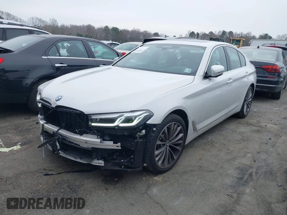 2023 BMW 5 Series 530i xDrive with VIN WBA13BJ06PWY21307, listed as a IAAI auction lot 41244931 with 12,391 mi miles and . Bid and sale history available at DreamBid. Image 17.