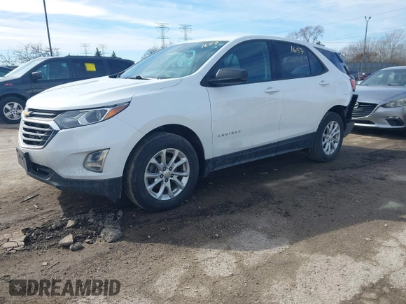 2019 Chevrolet Equinox LS with VIN 2GNAXHEVXK6251595, listed as a IAAI auction lot 41661657 with 120,348 mi miles and . Bid and sale history available at DreamBid. Image 2.