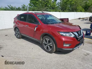 2017 Nissan Rogue SL with VIN 5N1AT2MV5HC800070, listed as a Copart auction lot 56041095 with 121,256 mi miles and Clean title. Bid and sale history available at DreamBid. Image 4.