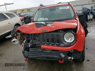 2016 Jeep Renegade Trailhawk with VIN ZACCJBCT5GPD16946, listed as a Copart auction lot 58856285 with Not provided miles and Salvage title. Bid and sale history available at DreamBid. Image 15.