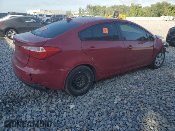 2016 Kia Forte LX with VIN KNAFK4A69G5551181, listed as a Copart auction lot 54341515 with 17,275 mi miles and Clean Title. Bid and sale history available at carsss.com. Image 3.