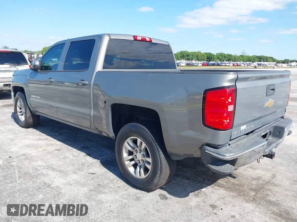 2017 Chevrolet Silverado 1500 LT with VIN 3GCPCREC1HG380406, listed as a IAAI auction lot 42031974 with 128,444 mi miles. Bid and sale history available at carsss.com. Image 3.