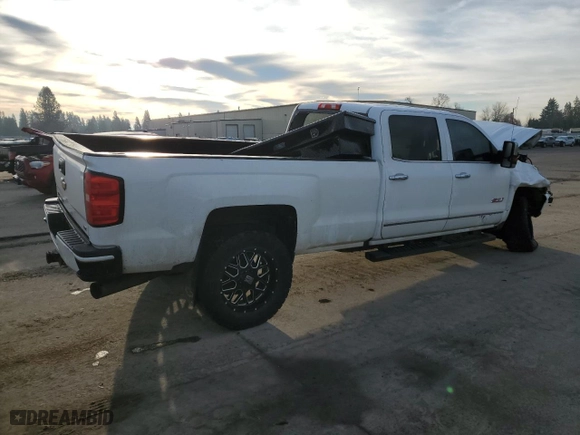 2018 Chevrolet Silverado 3500HD LTZ with VIN 1GC4K0EY4JF109408, listed as a Copart auction lot 41540595 with 0 mi miles and Salvage Title. Bid and sale history available at carsss.com. Image 3.