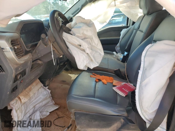 2021 Ford F-150 XL with VIN 1FTEW1C5XMKE44112, listed as a Copart auction lot 50231815 with Not provided miles and Salvage title. Bid and sale history available at DreamBid. Image 7.