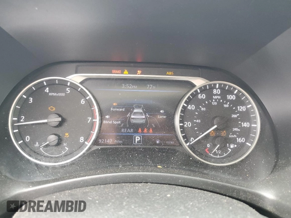 2021 Nissan Sentra SV z VIN 3N1AB8CV0MY315836, wystawiony jako Copart lot #55350885 z przebiegiem 92 147 mil mil oraz Szkoda całkowita • Salvage title. Historia ofert i sprzedaży dostępna na DreamBid. Obrazek 9.