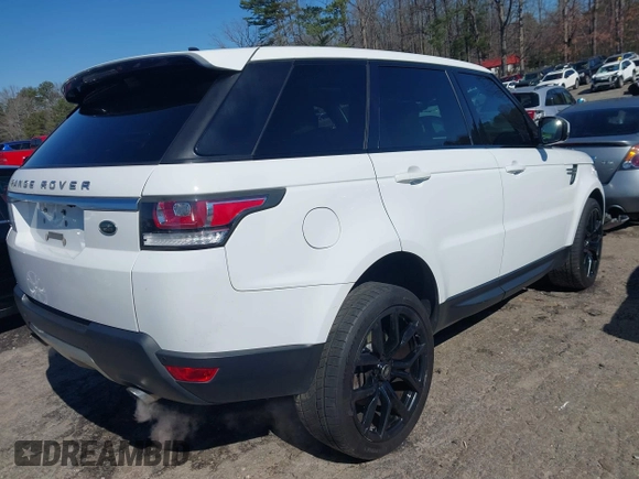2015 Land Rover Range Rover Sport HSE with VIN SALWR2VF6FA537427, listed as a IAAI auction lot 41598915 with 134,639 mi miles. Bid and sale history available at carsss.com. Image 4.