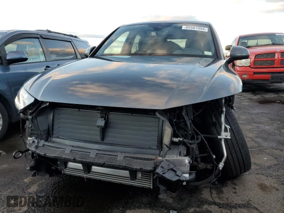 2023 Audi Q5 Sportback S line Premium Plus with VIN WA15AAFY6P2029033, listed as a Copart auction lot 85507094 with 24,289 mi miles and Salvage title. Bid and sale history available at DreamBid. Image 5.
