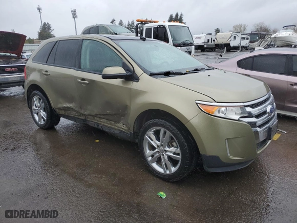 2013 Ford Edge SEL with VIN 2FMDK4JC0DBB95321, listed as a Copart auction lot 50013325 with 95,187 mi miles and Salvage Title. Bid and sale history available at carsss.com. Image 4.