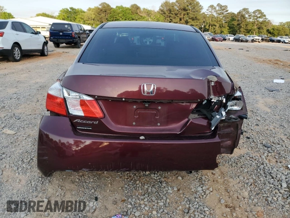 2014 Honda Accord LX with VIN 1HGCR2F31EA125026, listed as a Copart auction lot 52490515 with Not Provided miles and Salvage Title. Bid and sale history available at DreamBid. Image 6.