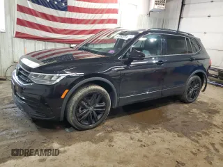 2022 Volkswagen Tiguan SE R-Line Black with VIN 3VV8B7AX8NM102055, listed as a Copart auction lot 47085015 with 20,007 mi miles and Salvage Title. Bid and sale history available at DreamBid. Image 1.