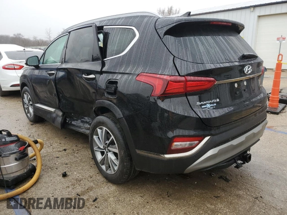 2019 Hyundai Santa Fe Limited with VIN 5NMS5CAD3KH081074, listed as a Copart auction lot 43545055 with 18,649 mi miles and Salvage Title. Bid and sale history available at carsss.com. Image 2.