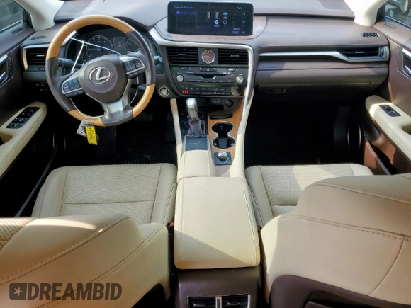 2020 Lexus RX with VIN 2T2HZMAA4LC182010, listed as a Copart auction lot 53491785 with 49,817 mi miles and Salvage Title. Bid and sale history available at carsss.com. Image 8.