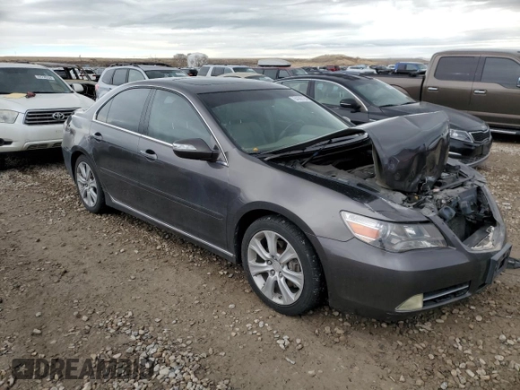 2009 Acura RL Tech Pkg with VIN JH4KB26609C002111, listed as a Copart auction lot 84668184 with 149,870 mi miles and Salvage Title. Bid and sale history available at carsss.com. Image 4.