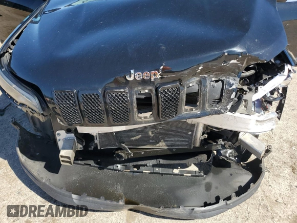 2019 Jeep Cherokee Latitude Plus with VIN 1C4PJLLB4KD202281, listed as a Copart auction lot 48633225 with 153,366 mi miles and Salvage Title. Bid and sale history available at DreamBid. Image 14.