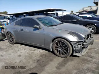 2005 Infiniti G35 Coupe with VIN JNKCV54E35M409223, listed as a Copart auction lot 76529324 with 131,992 mi miles and Salvage Title. Bid and sale history available at carsss.com. Image 4.