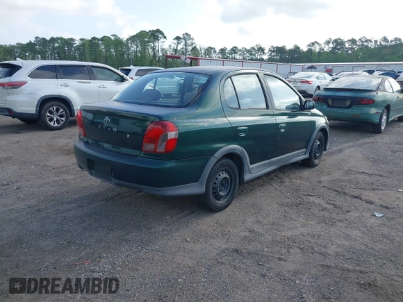 2000 Toyota ECHO z VIN JTDBT1234Y0008904, wystawiony jako IAAI lot #41998668 z przebiegiem 296 735 mil mil oraz . Historia ofert i sprzedaży dostępna na DreamBid. Obrazek 4.