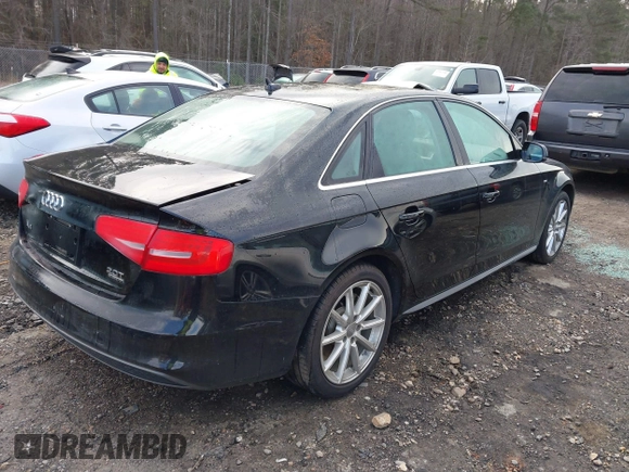 2016 Audi A4 Premium with VIN WAUBFAFL0GN009001, listed as a IAAI auction lot 41282468 with 91,465 mi miles. Bid and sale history available at carsss.com. Image 4.