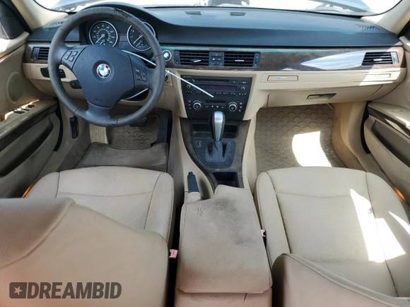 2009 BMW 3 Series 328i with VIN WBAPH77549NM31150, listed as a Copart auction lot 54252305 with 0 mi miles and Clean Title. Bid and sale history available at carsss.com. Image 8.