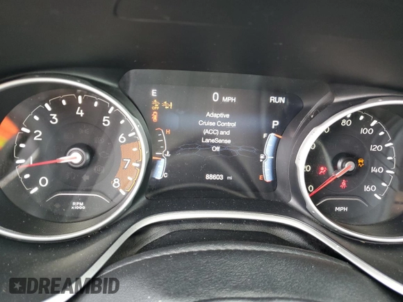 2021 Jeep Compass Limited with VIN 3C4NJDCB4MT603159, listed as a Copart auction lot 60807565 with 88,603 mi miles and Salvage title. Bid and sale history available at DreamBid. Image 9.